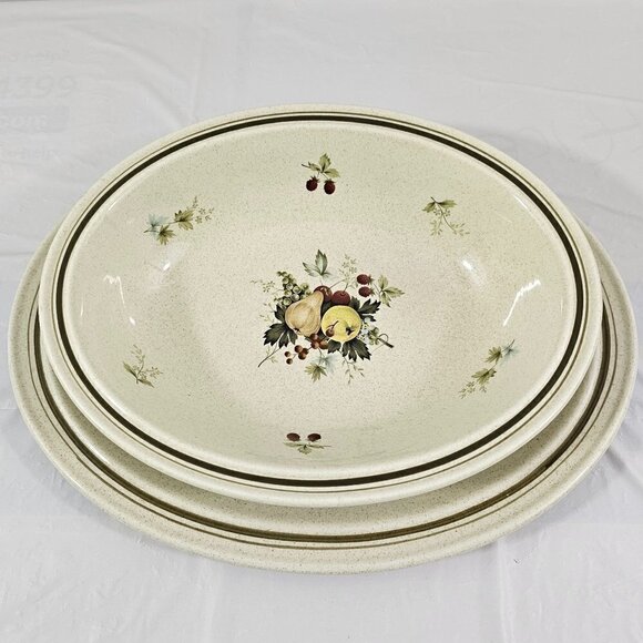 Royal Doulton Lambethware LS 1015 Serving Platter & Oval Dish – 2 Piece Set - Picture 2 of 16